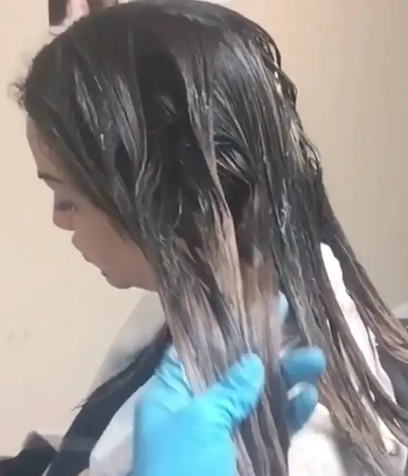 Toning hair